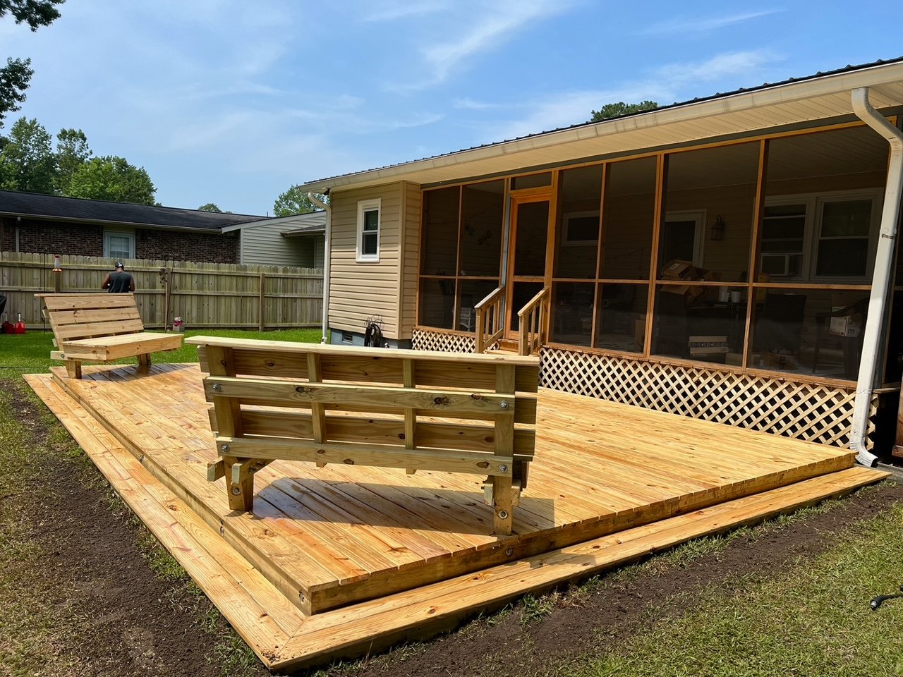 Sunroom and Deck